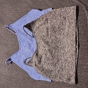 💕NWOT Buffbunny Resource Seamless Bras - Granite and Atlantic